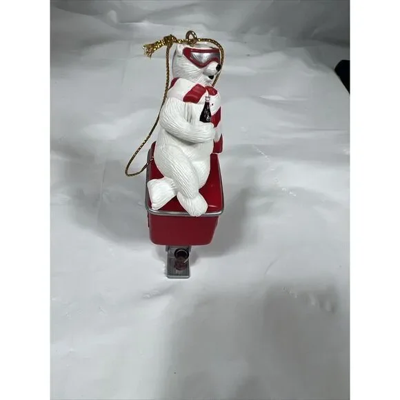 1998 COCA-COLA POLAR BEAR COLLECTION ORNAMENT - Bear Coke Machine - - Picture 9 of 12